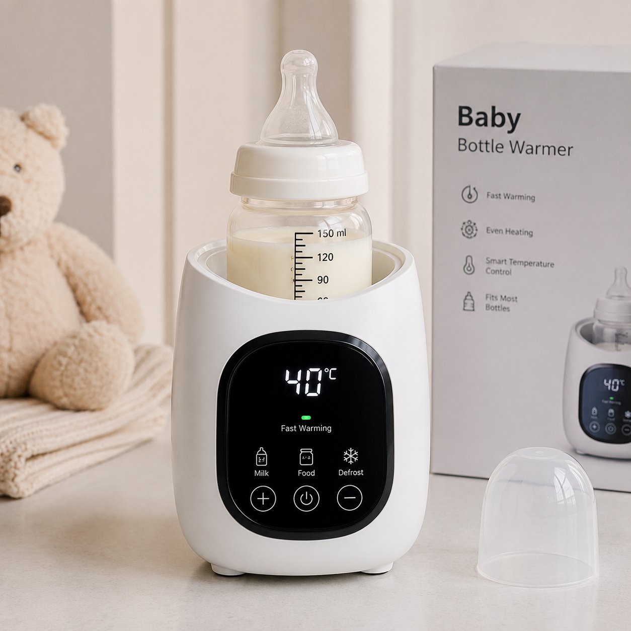 Portable baby bottle warmer