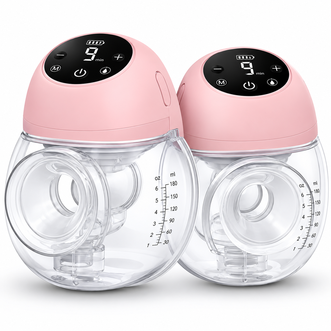 Wearable handsfree breast pump