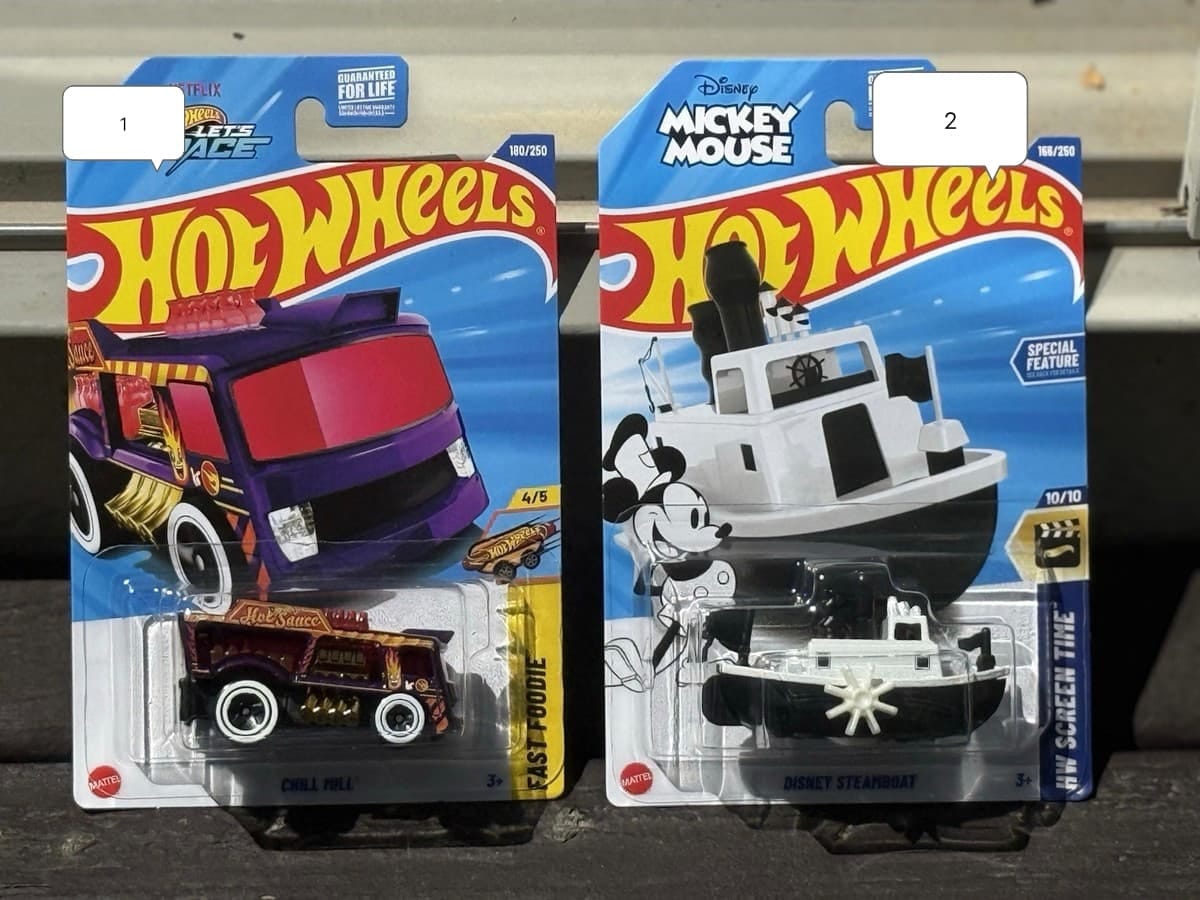 Hot Wheels Chill Mill & Disney Steamboat